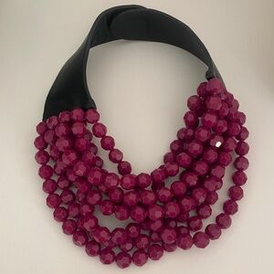 Stunning Fairchild Baldwin Bella Fuchsia Necklace